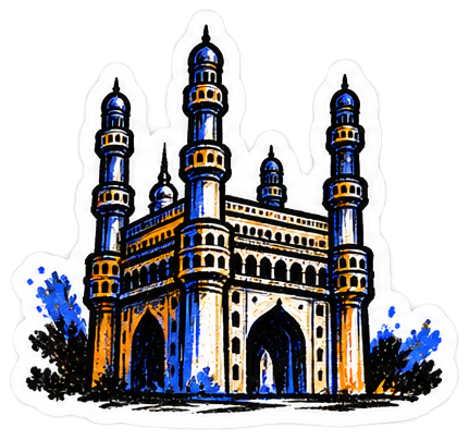 Illustration inspired by Charminar